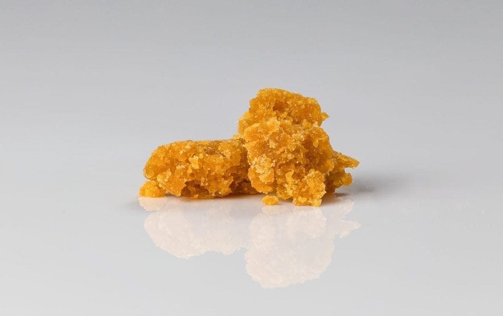 Cannabis concentrate: marijuana wax, crumble or budder.